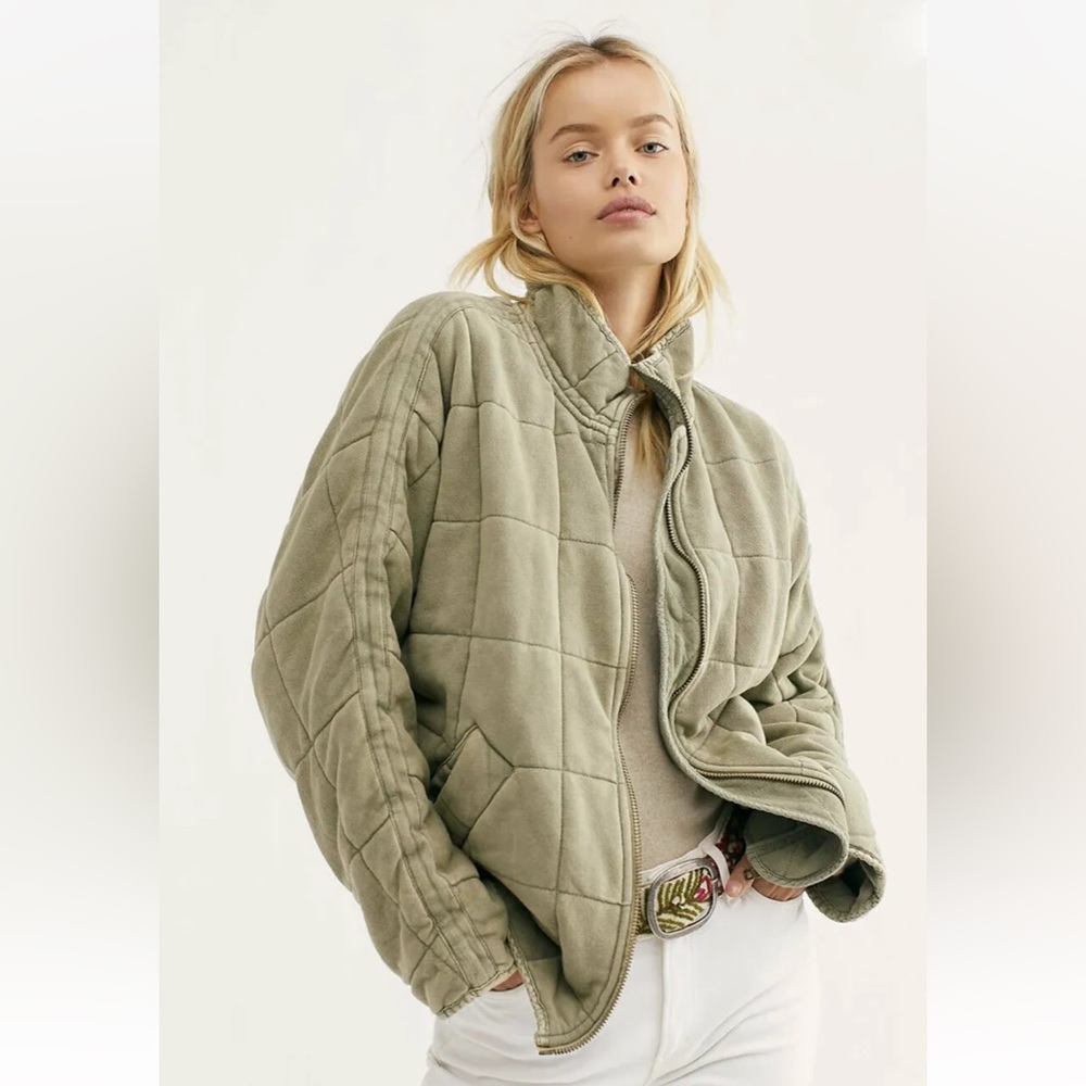 Free people dolman quilted jacket